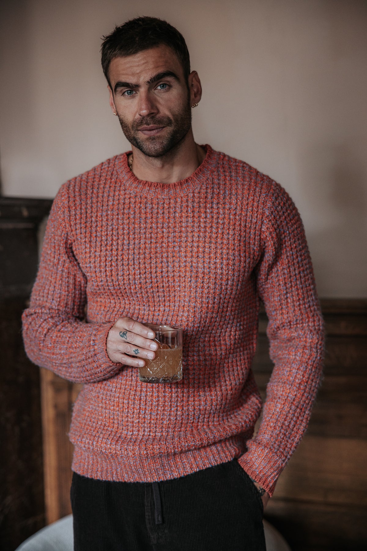 

Jersey de punto piqué Hombre Monty Fython orange | Freeman T. Porter