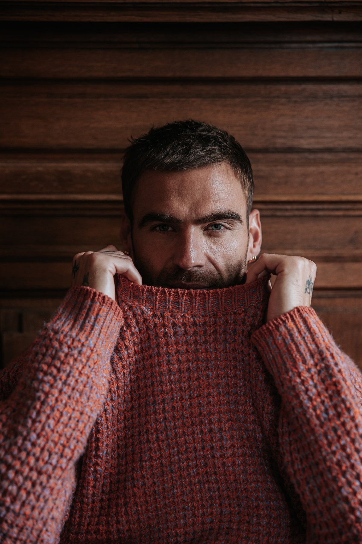 

Jersey de punto piqué Hombre Monty Fython orange | Freeman T. Porter