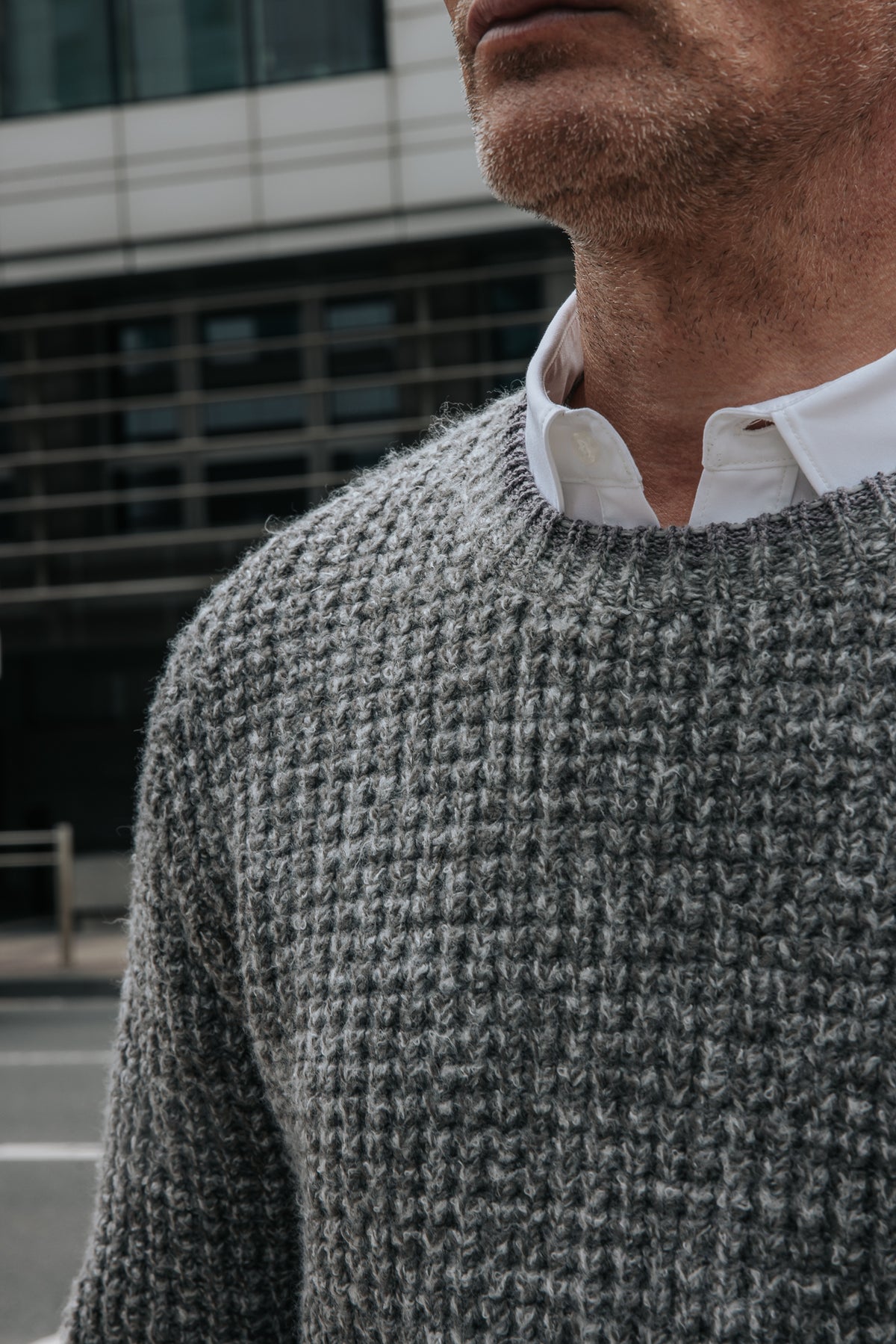 

Jersey de punto piqué Hombre Monty Fython dark grey | Freeman T. Porter
