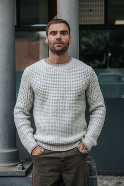 

Jersey de punto piqué Hombre Monty Fython beige | Freeman T. Porter