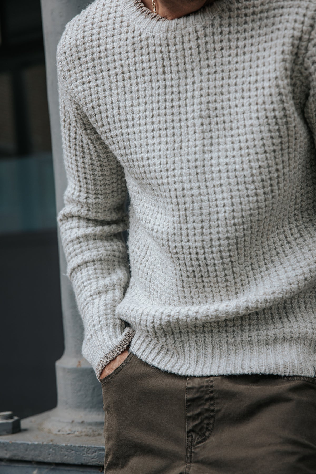 

Jersey de punto piqué Hombre Monty Fython beige | Freeman T. Porter