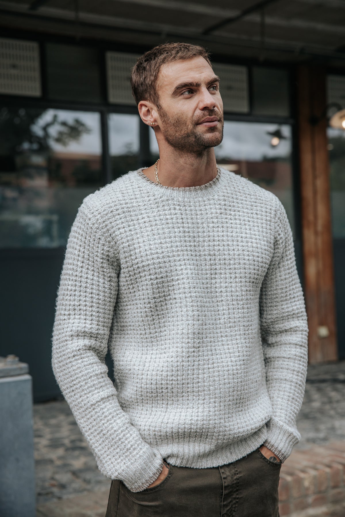 

Jersey de punto piqué Hombre Monty Fython beige | Freeman T. Porter