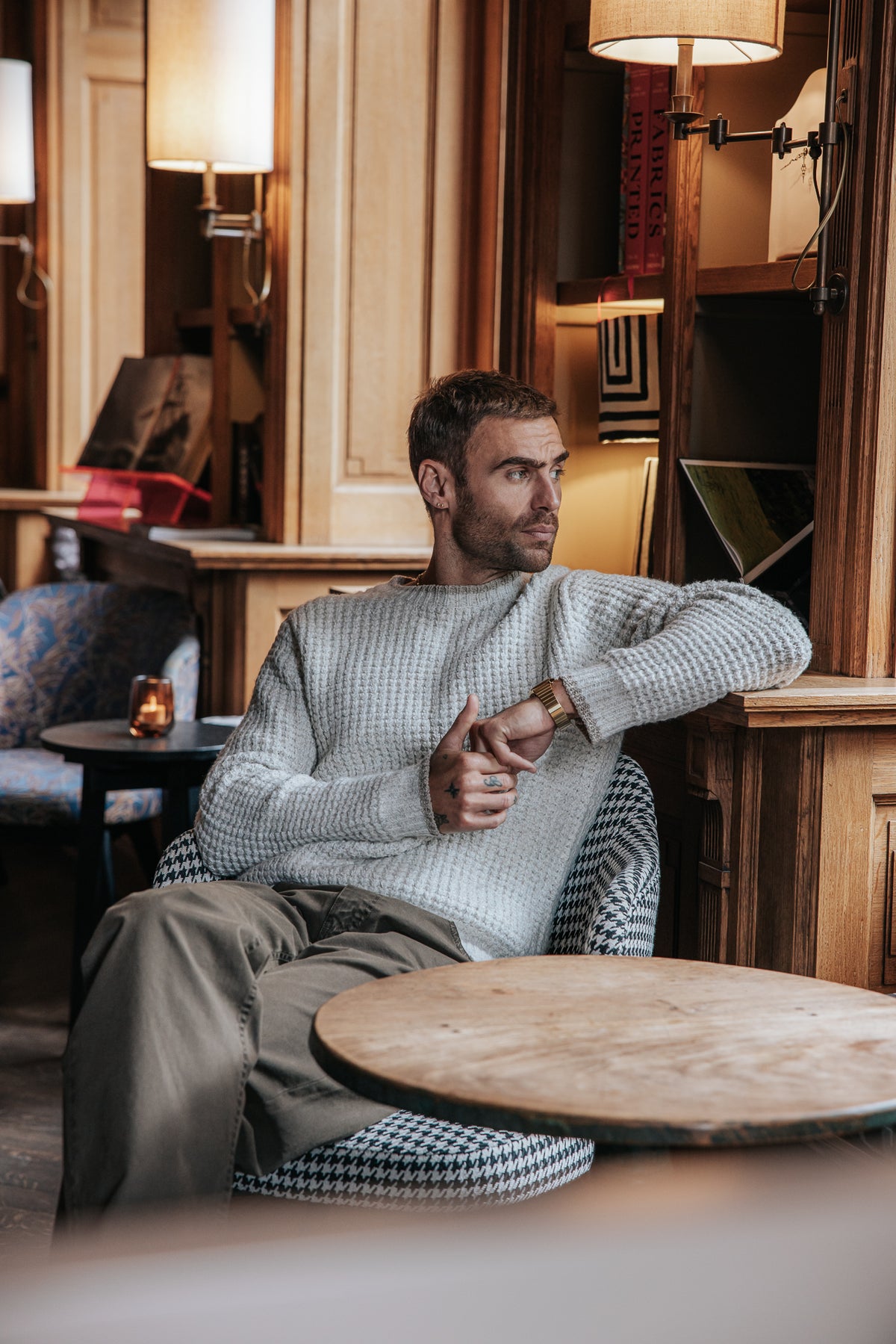 

Jersey de punto piqué Hombre Monty Fython beige | Freeman T. Porter