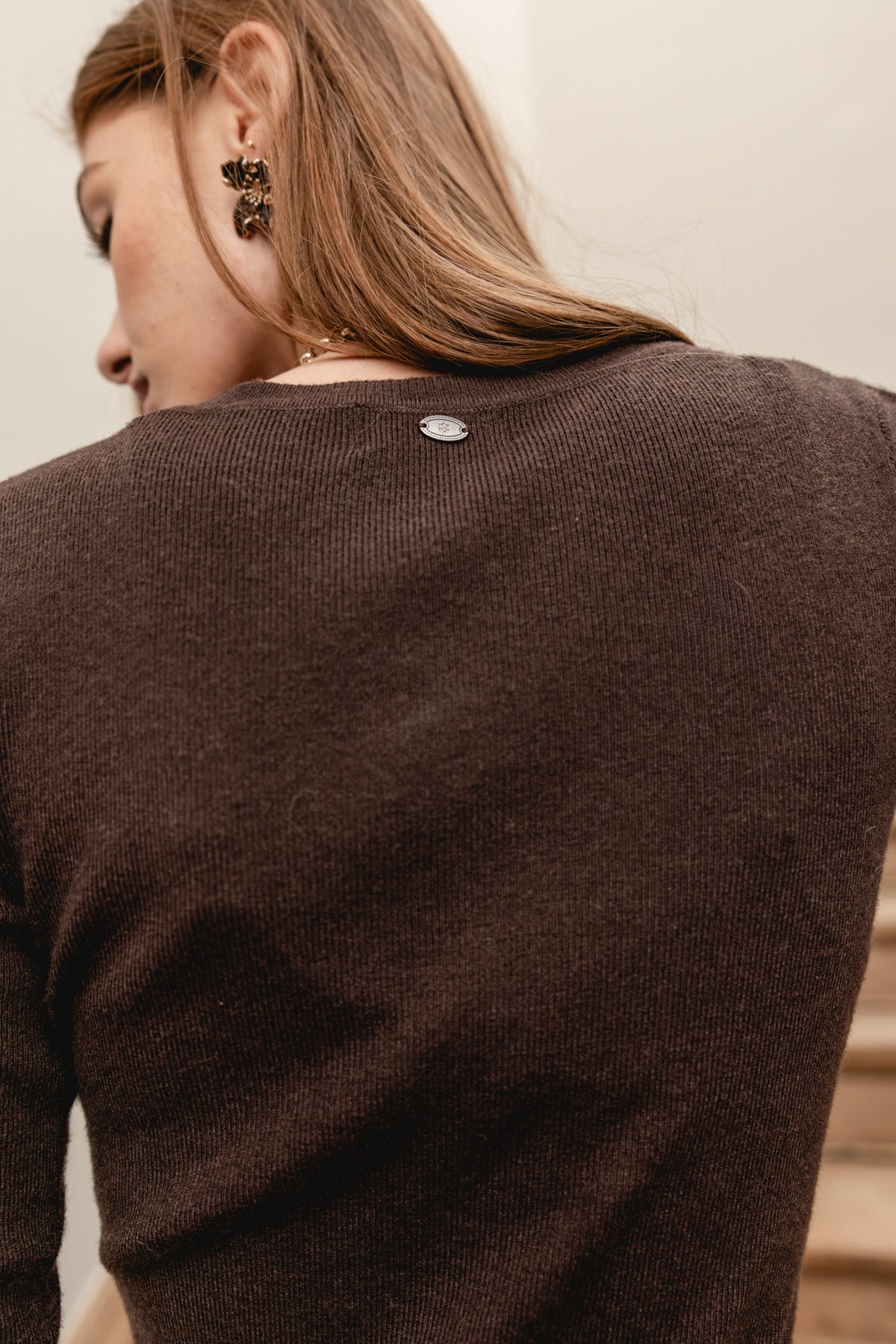 

Körpernah geschnittenes Kleid mit Cut-Outs an den Armen Damen Rollane brown | Freeman T. Porter