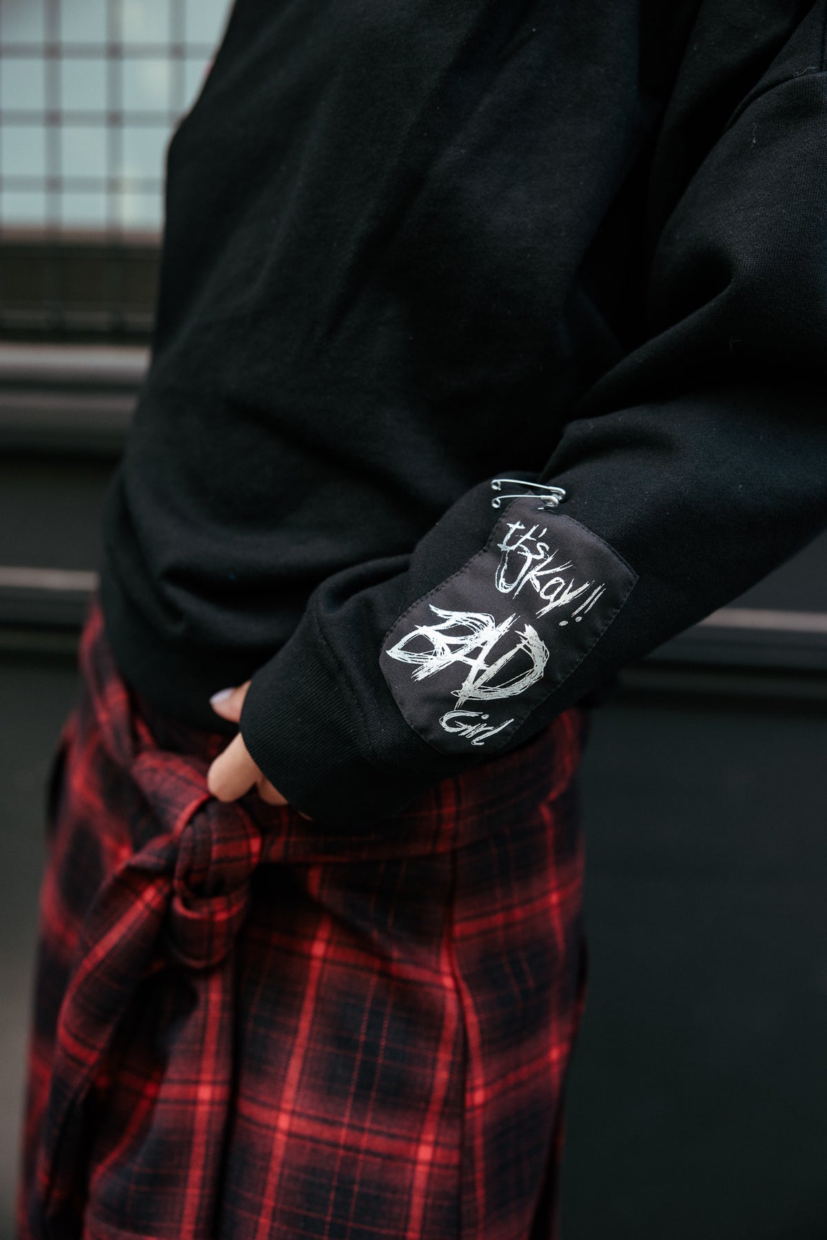 

Sweat loose customisé  Femme Sheril Rock black | Freeman T. Porter
