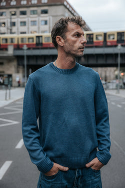 

Pull col rond Homme Solino Neuf steel | Freeman T. Porter