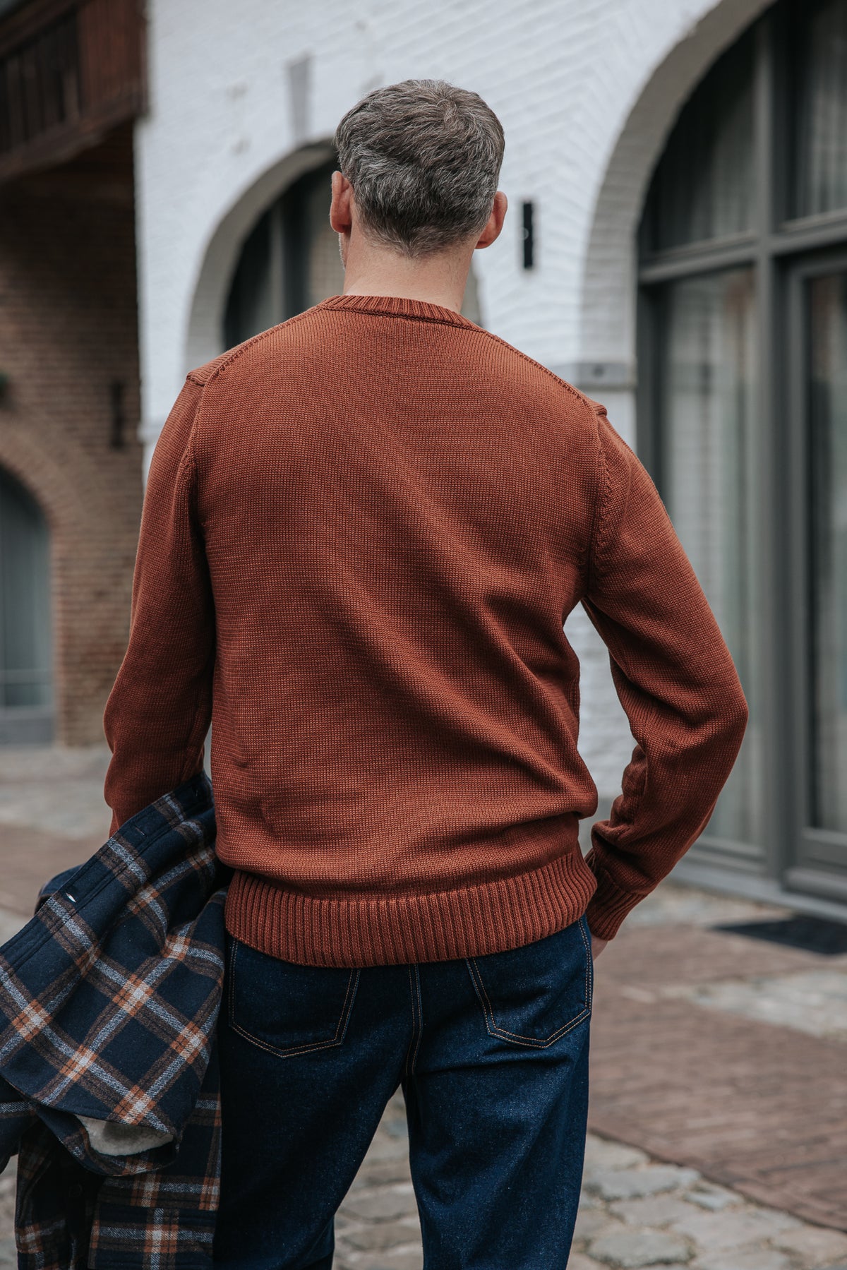 

Jersey de cuello redondo Hombre Solino Neuf brown | Freeman T. Porter