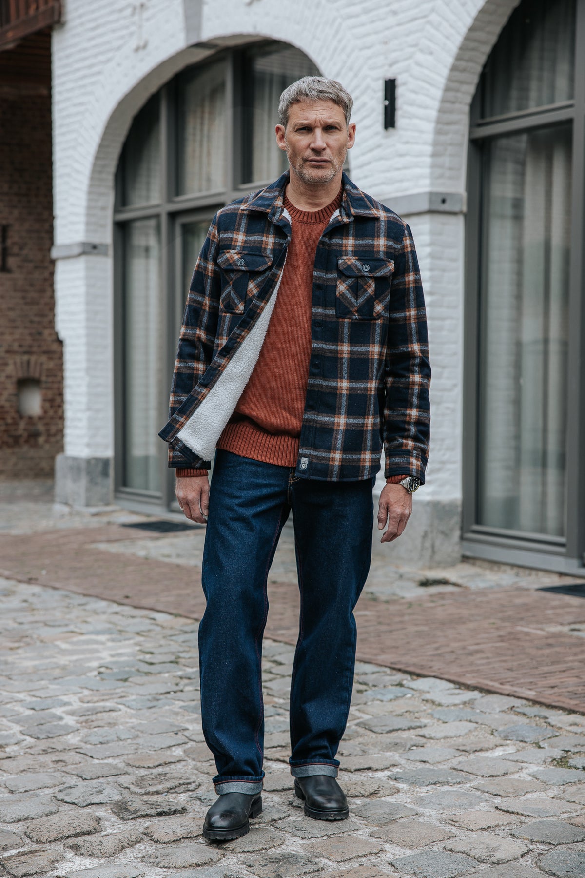 

Jersey de cuello redondo Hombre Solino Neuf brown | Freeman T. Porter