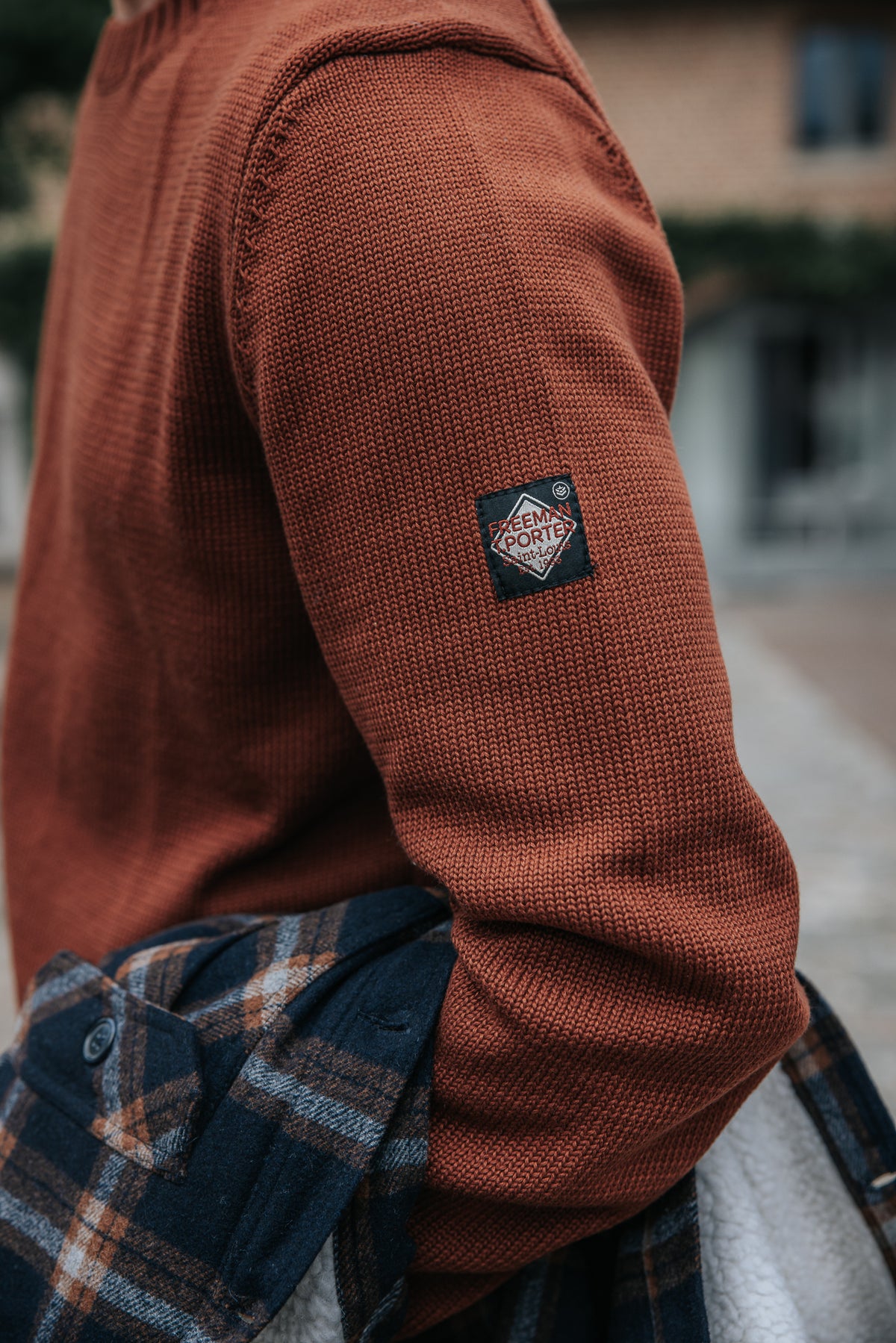 

Jersey de cuello redondo Hombre Solino Neuf brown | Freeman T. Porter