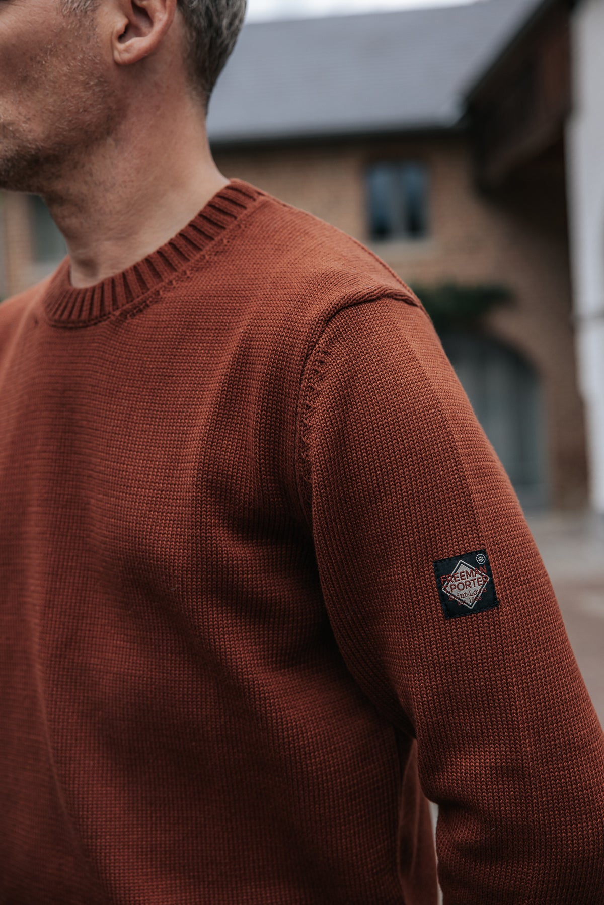 

Jersey de cuello redondo Hombre Solino Neuf brown | Freeman T. Porter