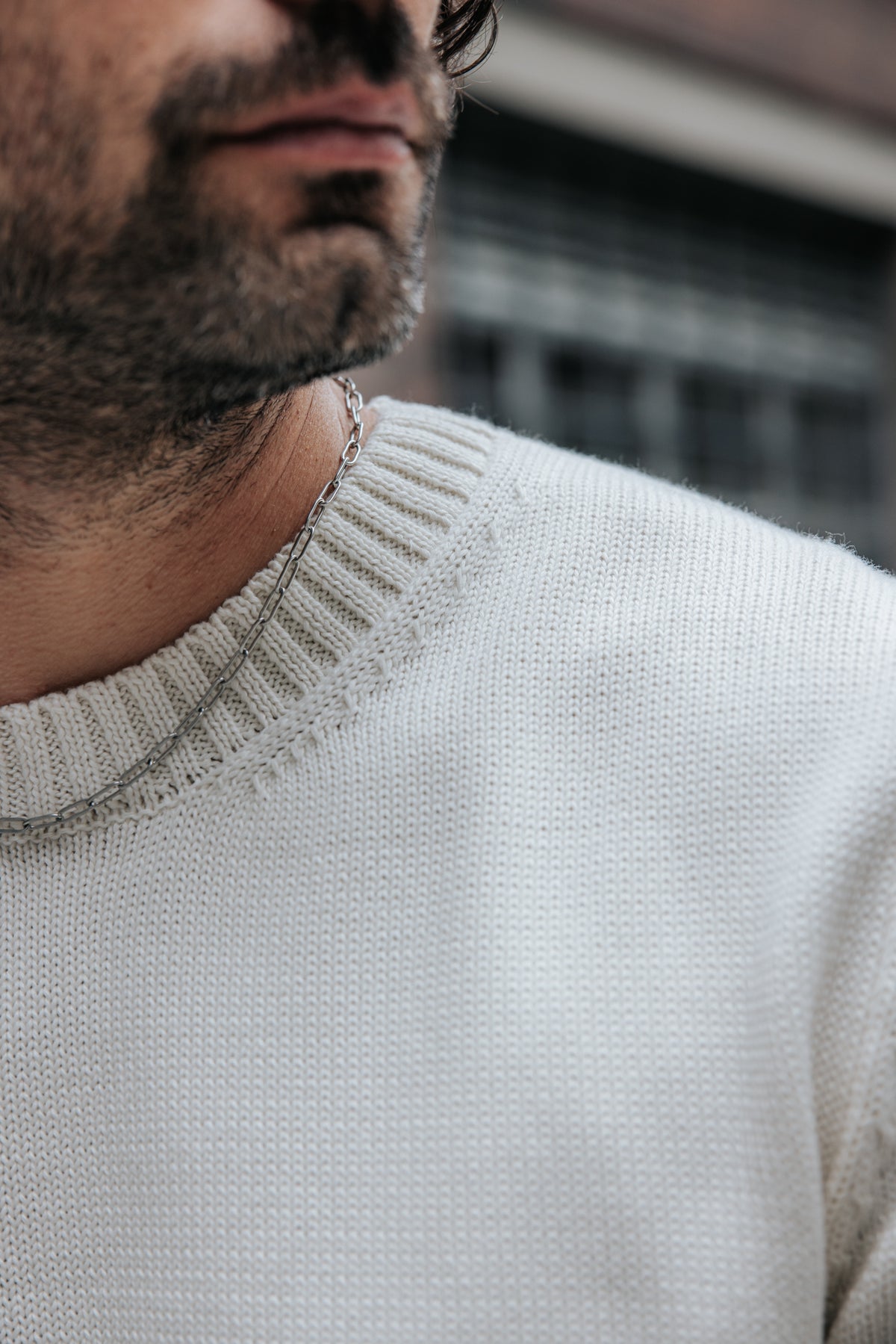

Pull col rond Homme Solino Neuf ecru | Freeman T. Porter