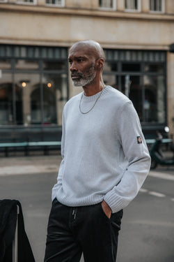 

Pull col rond Homme Solino Neuf light grey | Freeman T. Porter