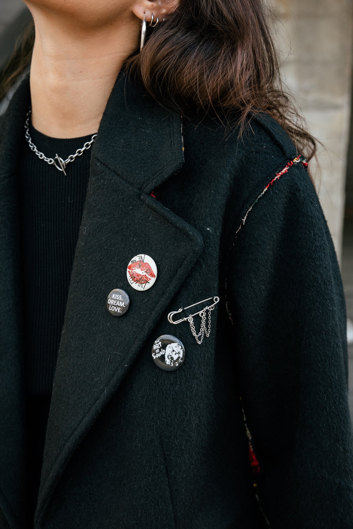 

Blazer Rock mit Tartan-Details Damen Moly London black | Freeman T. Porter
