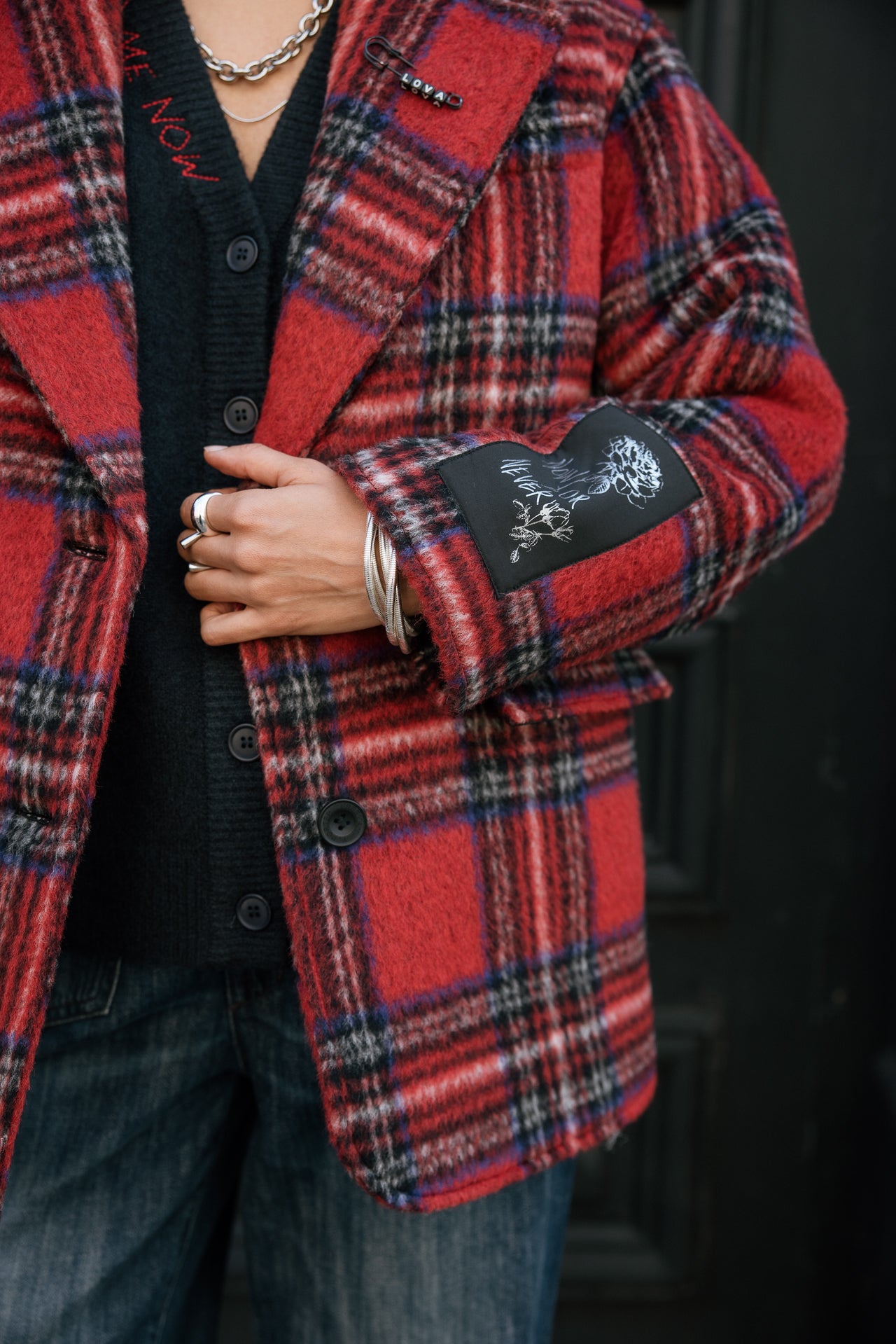 
              

Blazer rock tartan Damen Moly Red Tartan salsa | Freeman T. Porter
            