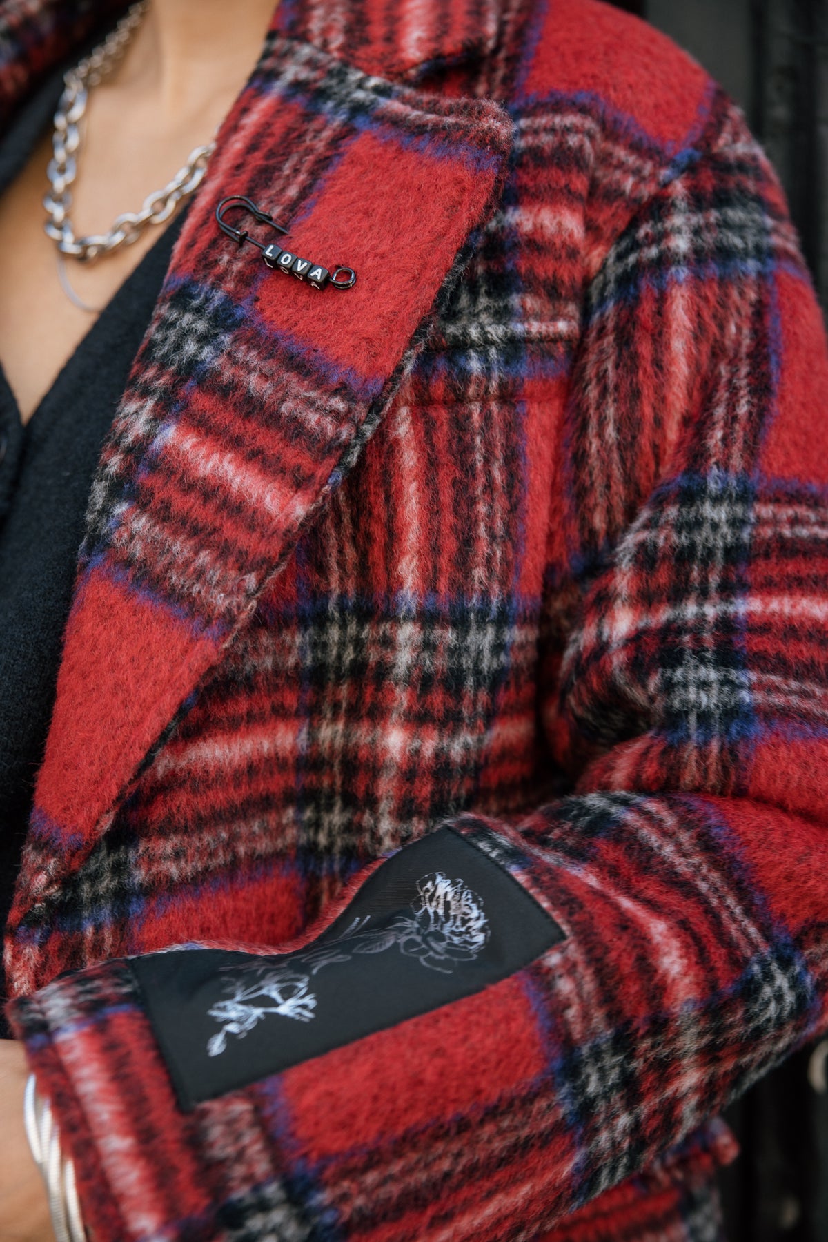 

Blazer rock tartan Femme Moly Red Tartan salsa | Freeman T. Porter