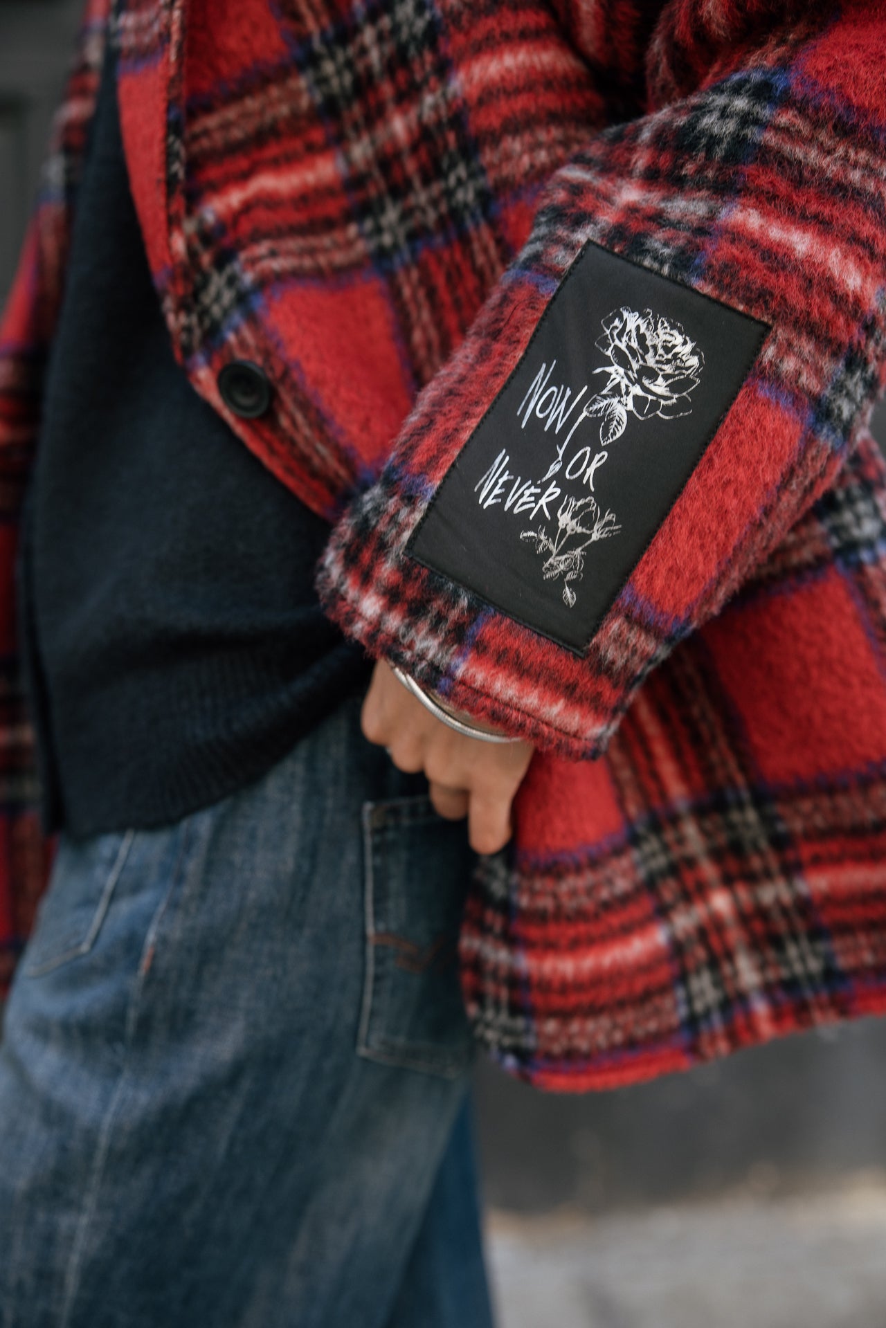 

Blazer rock tartan Femme Moly Red Tartan salsa | Freeman T. Porter