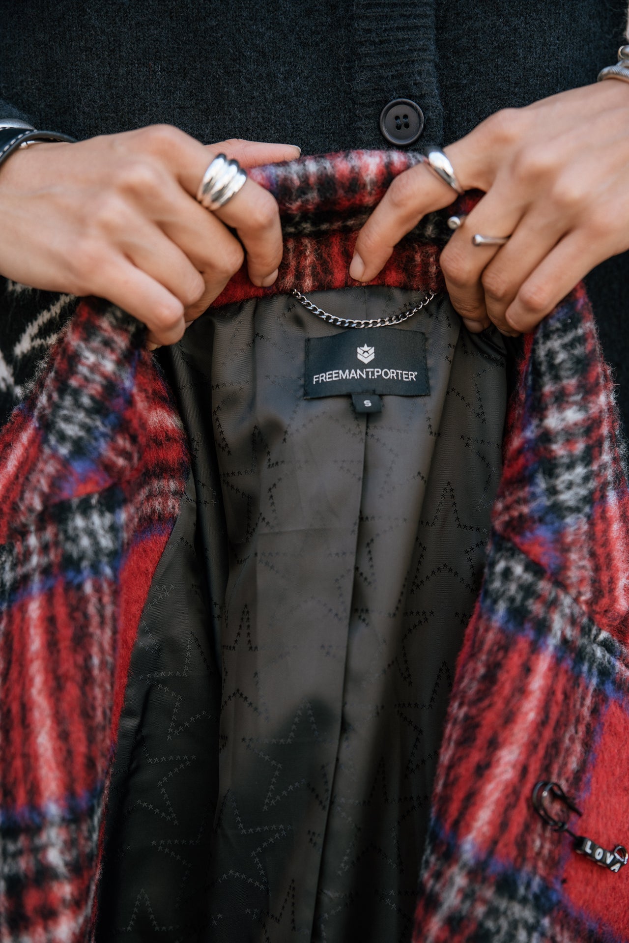

Blazer rock tartan Femme Moly Red Tartan salsa | Freeman T. Porter
