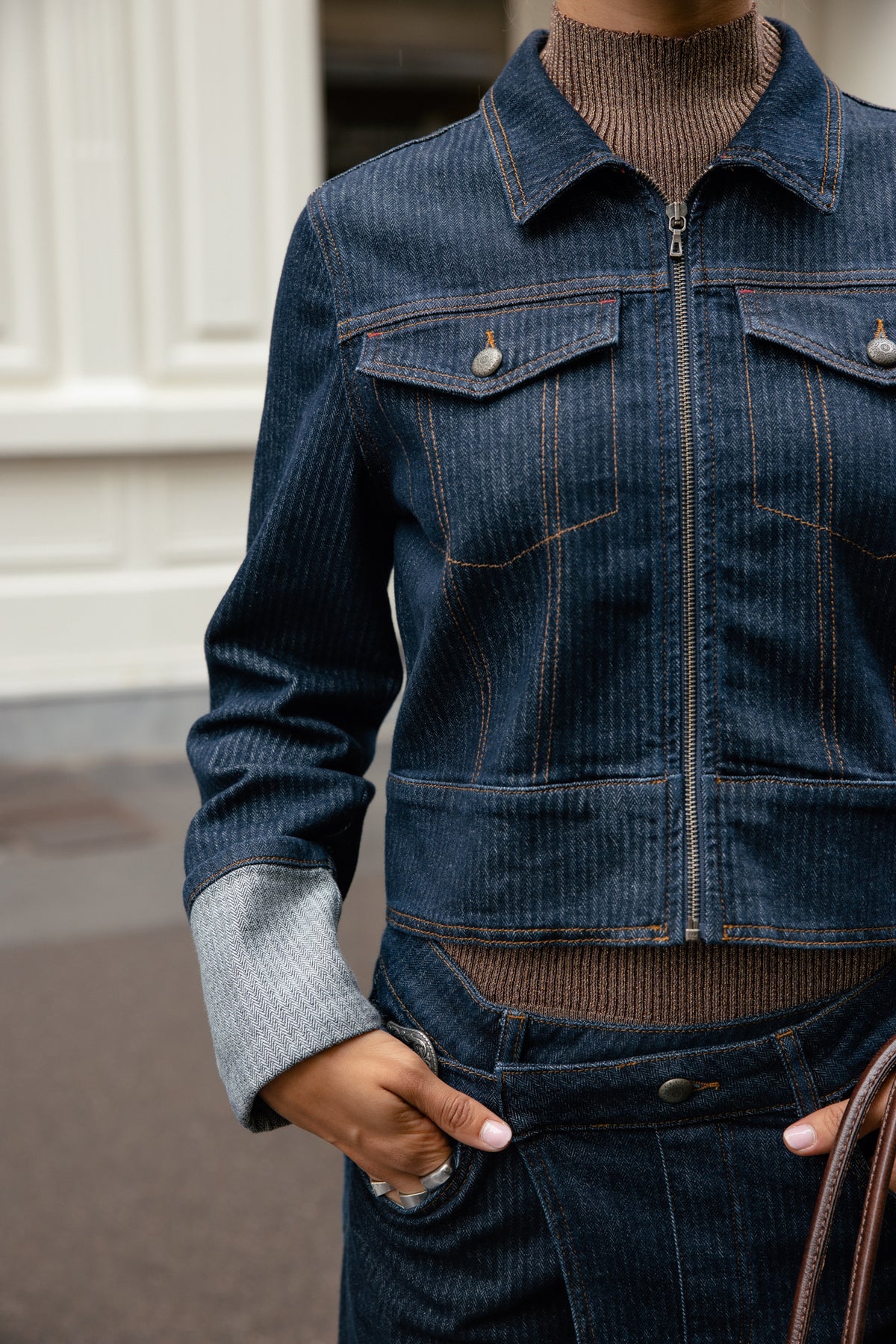 

Kurze Reißverschlussjacke Damen Zolena blooming | Freeman T. Porter