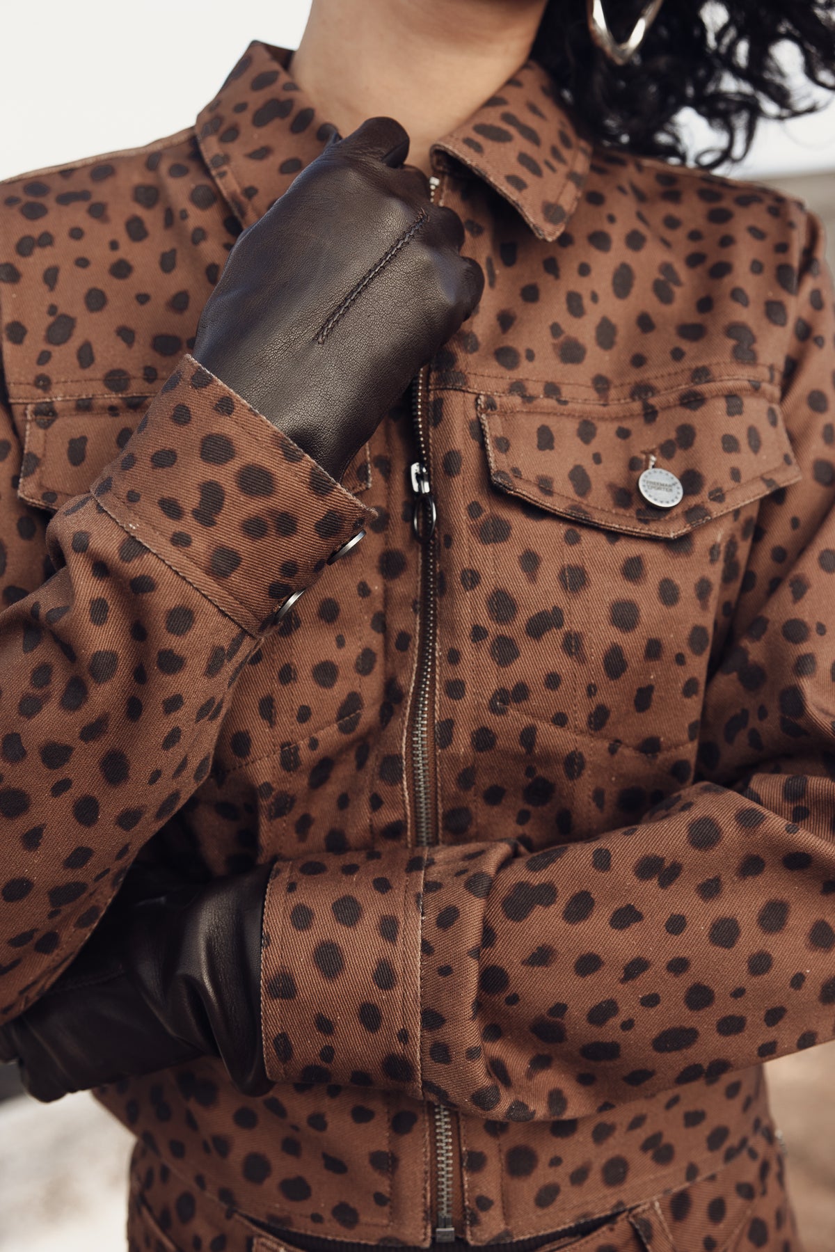 

Veste zippée courte Femme Zolena Sika cinnamon | Freeman T. Porter