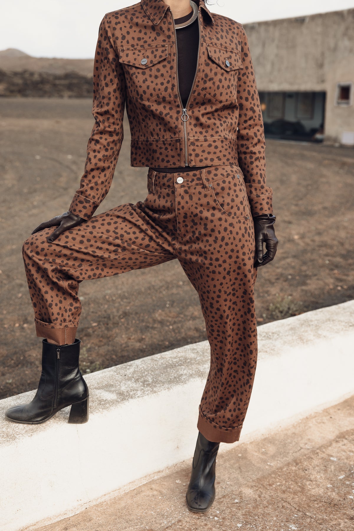 

Veste zippée courte Femme Zolena Sika cinnamon | Freeman T. Porter