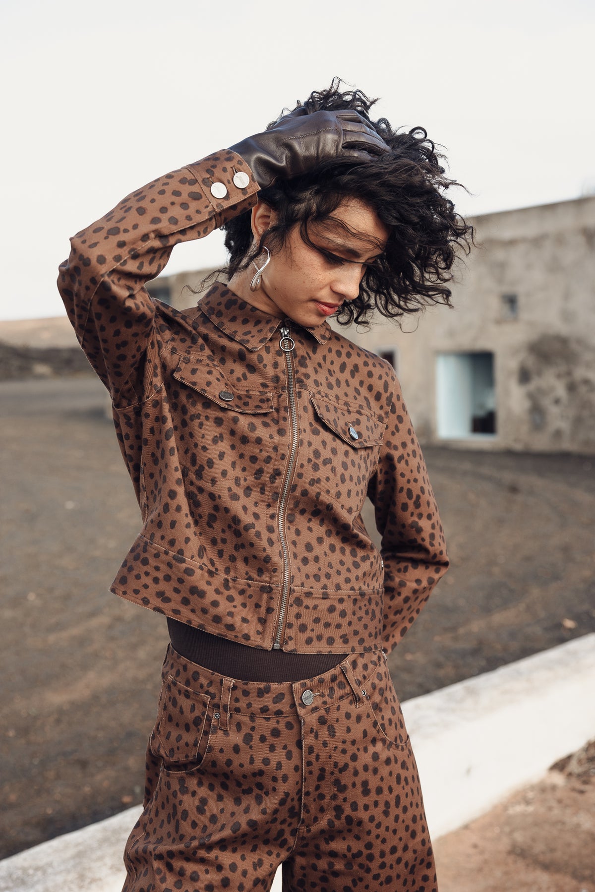 

Veste zippée courte Femme Zolena Sika cinnamon | Freeman T. Porter