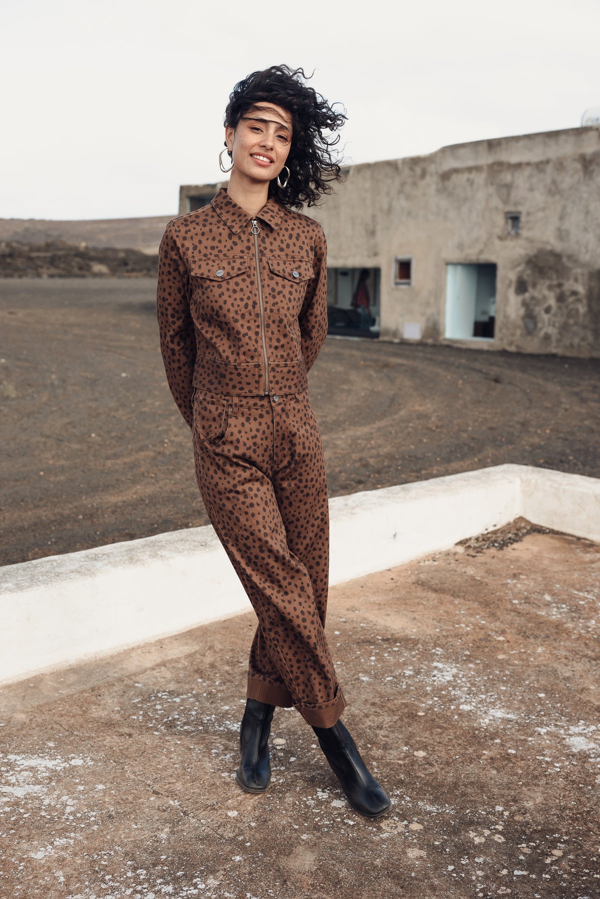 

Veste zippée courte Femme Zolena Sika cinnamon | Freeman T. Porter