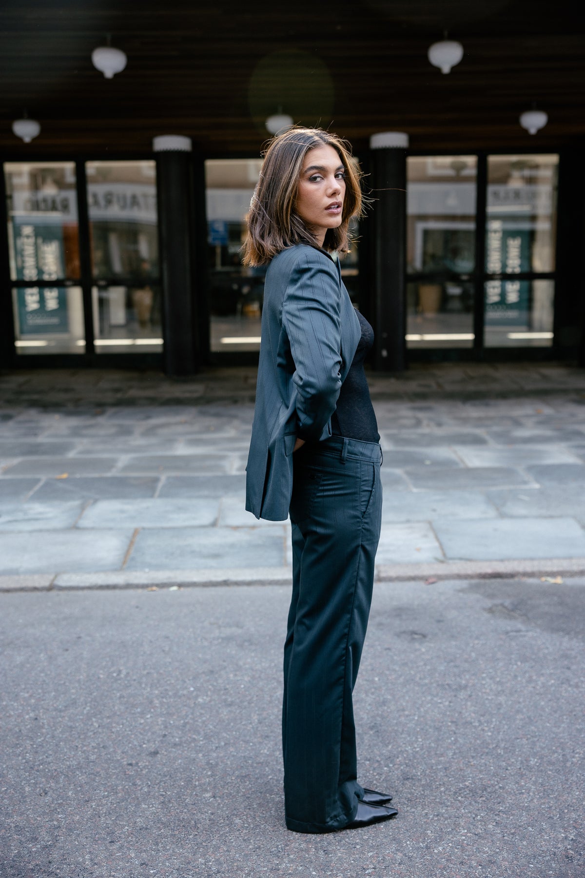 

Blazer oversize Mulher Aelis Destiny green gables | Freeman T. Porter