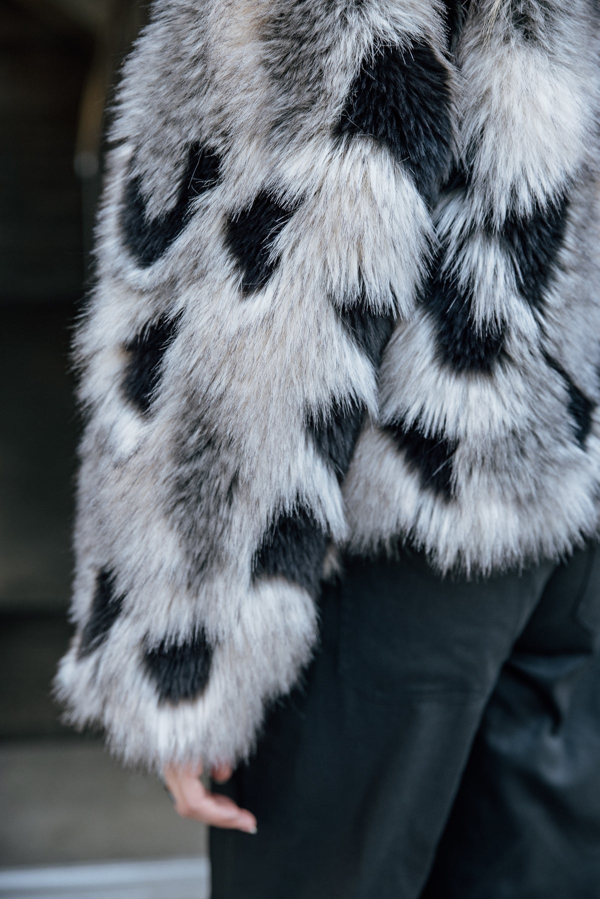 

Kunstfelljacke Damen Milani Wolf stone | Freeman T. Porter
