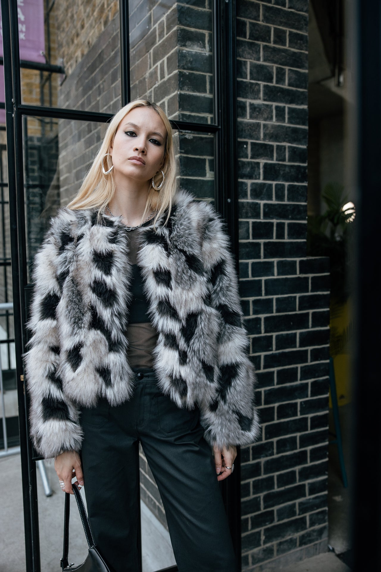 

Kunstfelljacke Damen Milani Wolf stone | Freeman T. Porter