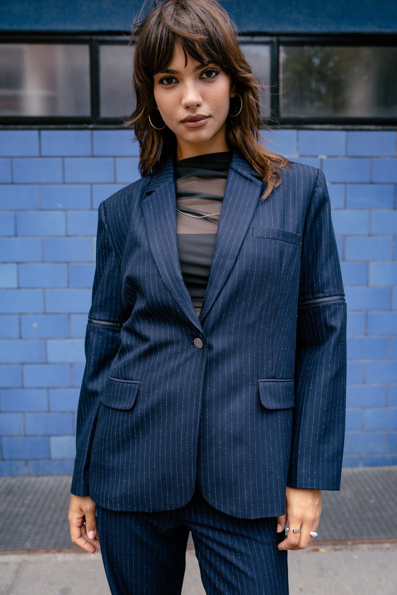 

Blazer Oversize Femme Maria Melody dark sapphire | Freeman T. Porter