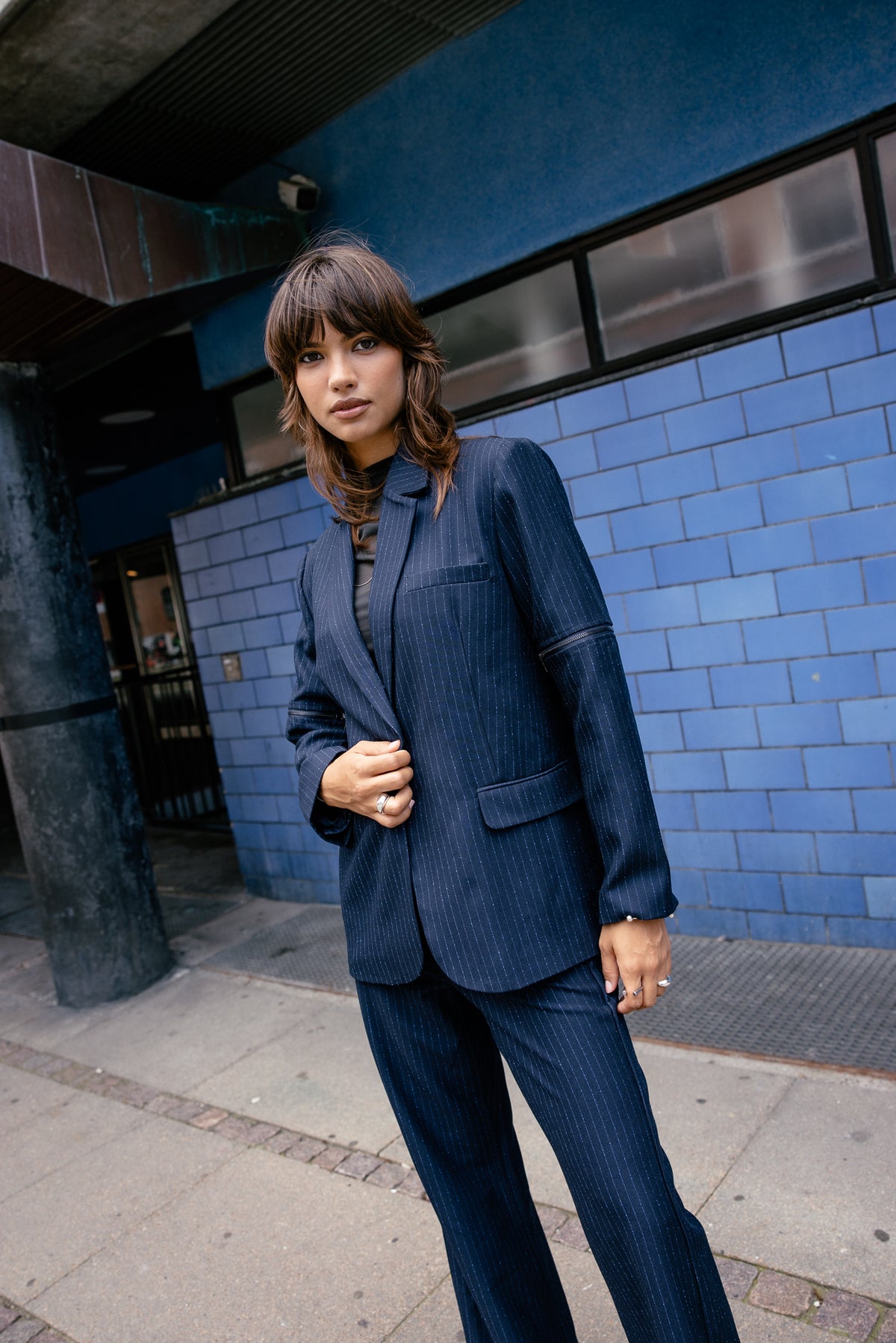 

Blazer Oversize Femme Maria Melody dark sapphire | Freeman T. Porter