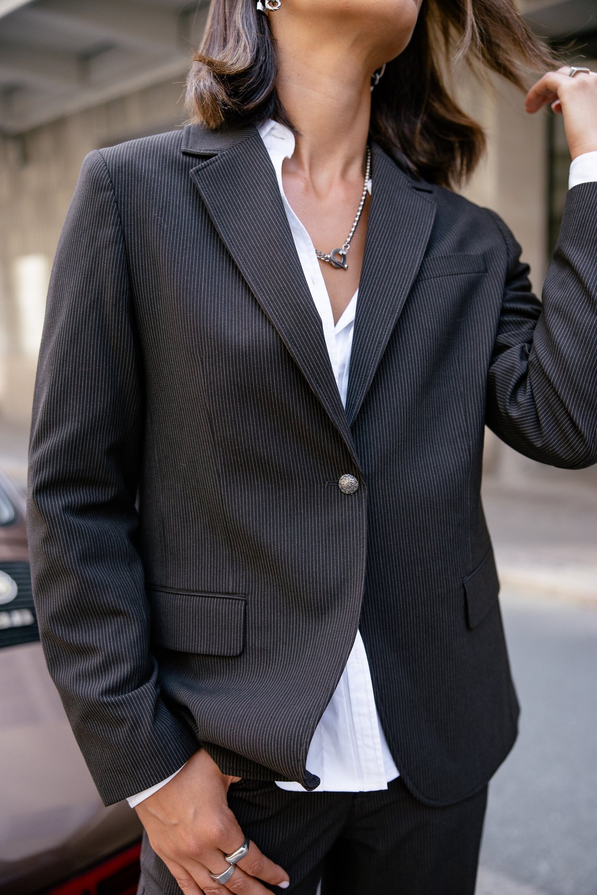   
            

Oversize Blazer Damen Maria Officio chocolate torte | Freeman T. Porter
          