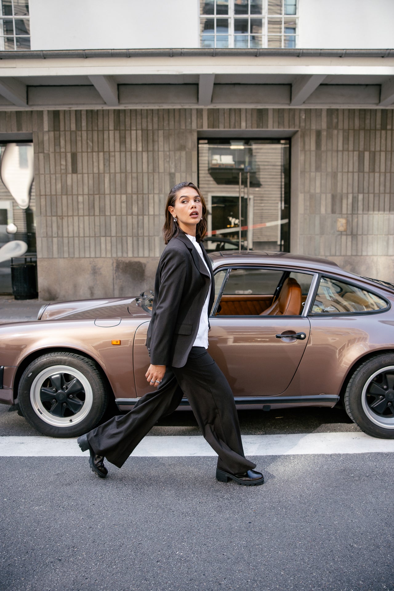 

Blazer Oversize Mujer Maria Officio chocolate torte | Freeman T. Porter