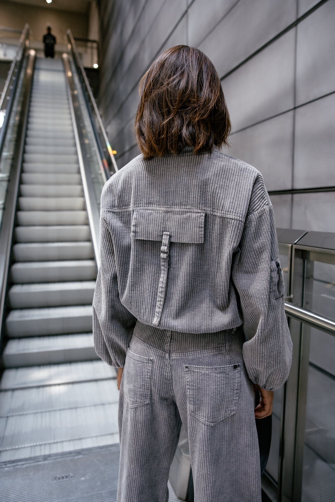 

Velvet bomber jacket Women Virama Polar charcoal grey | Freeman T. Porter
