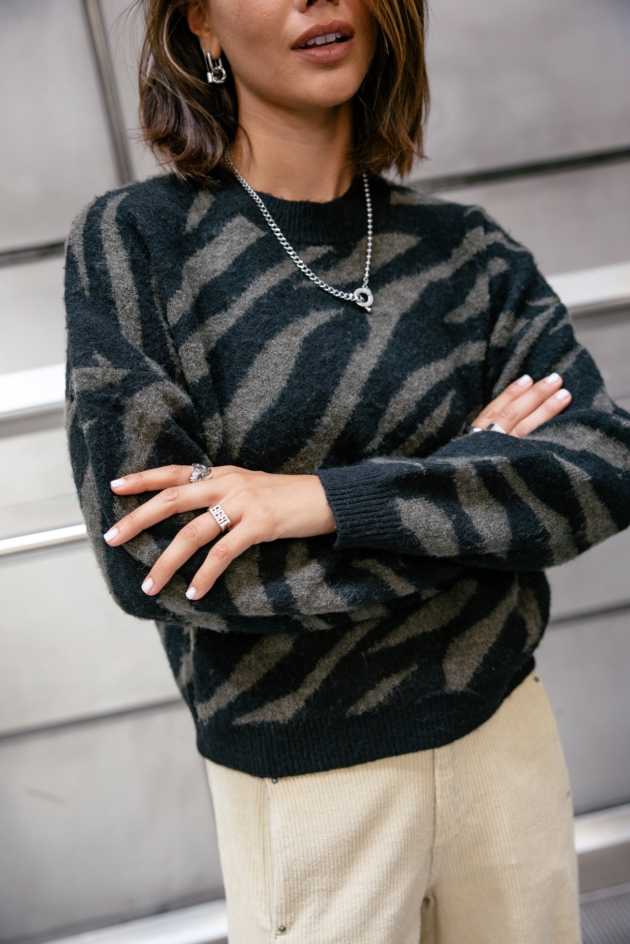   
            

Zebra-Pullover Damen Phelix Zebra khaki & black | Freeman T. Porter
          