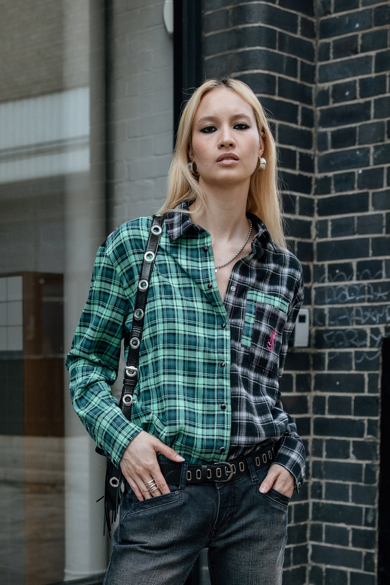 

Chemise loose Femme Cherie Checks original | Freeman T. Porter