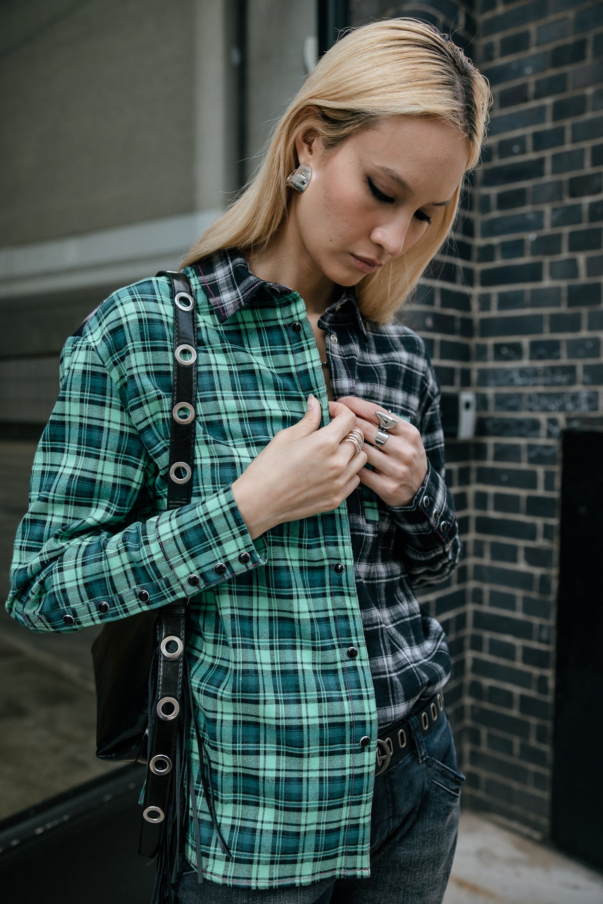

Chemise loose Femme Cherie Checks original | Freeman T. Porter