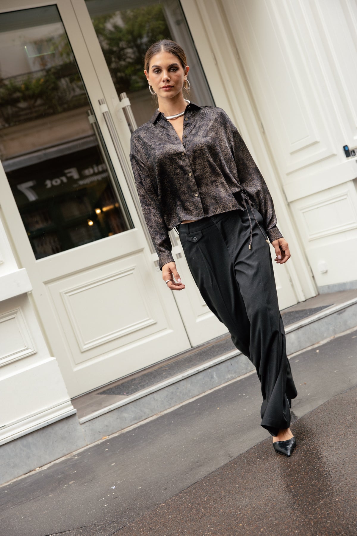 

Bluse mit Kordelzug Damen Charmene Leodiams chocolate torte | Freeman T. Porter
