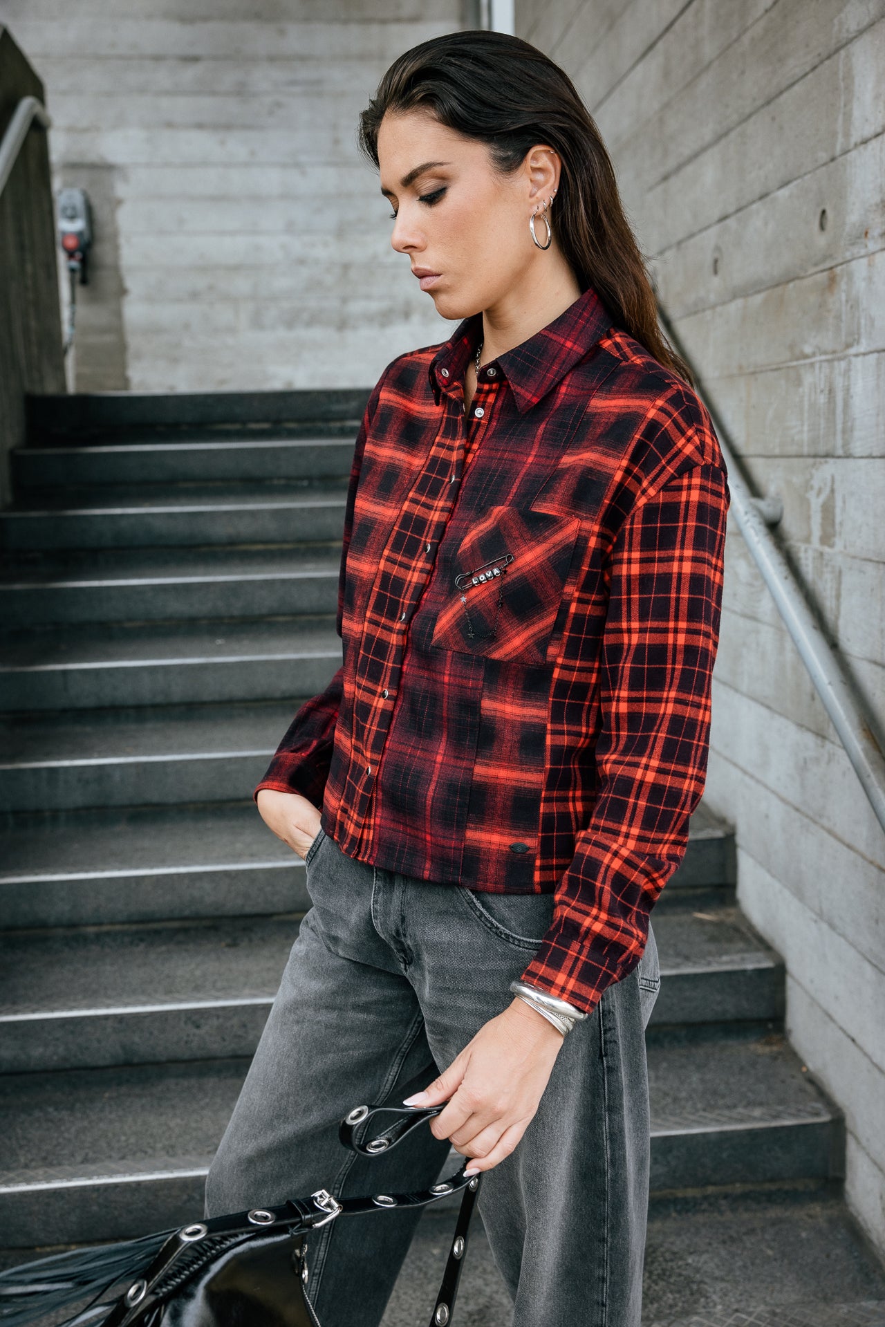 

Lockeres Hemd Damen Calizy Patchecks original | Freeman T. Porter