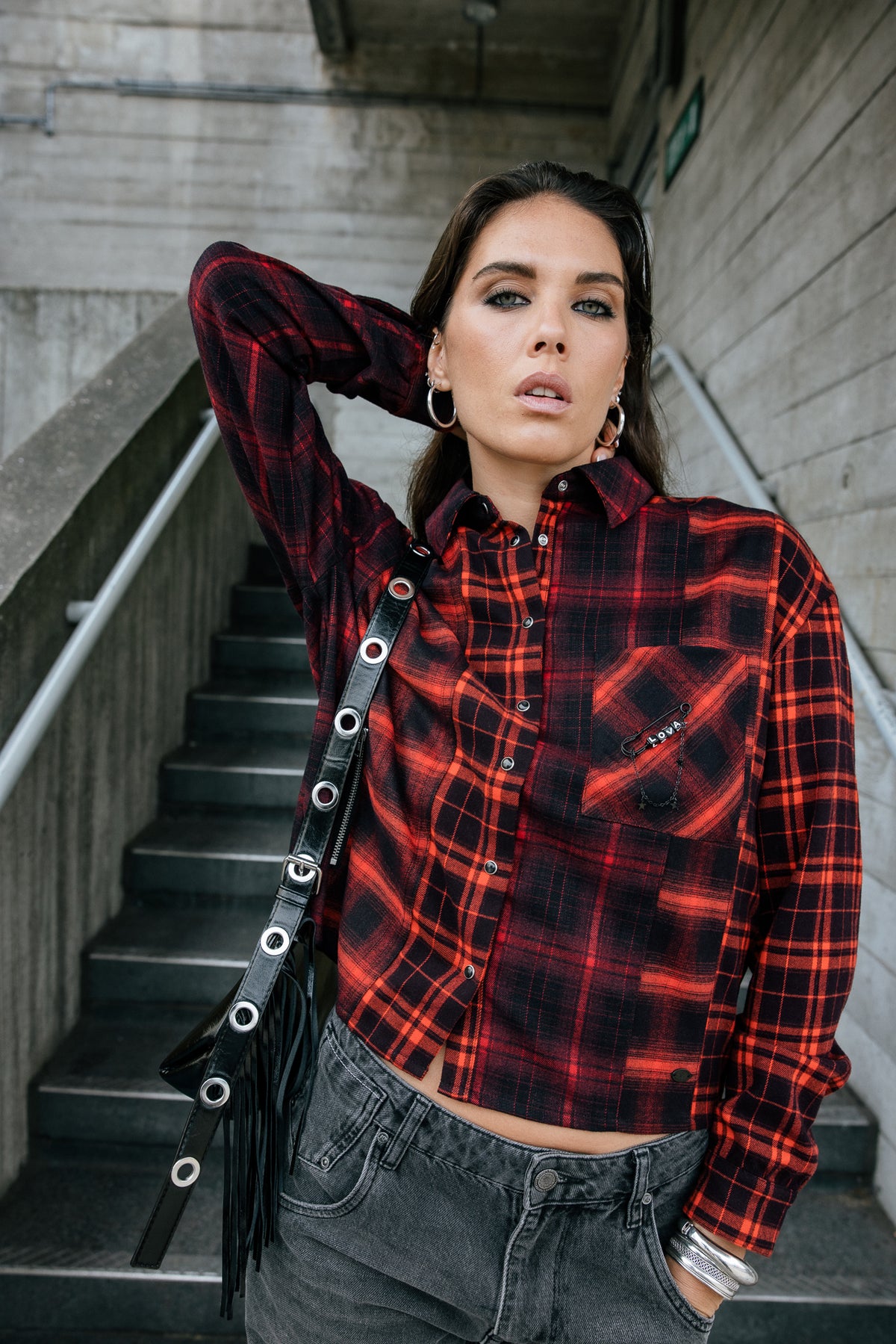 

Lockeres Hemd Damen Calizy Patchecks original | Freeman T. Porter