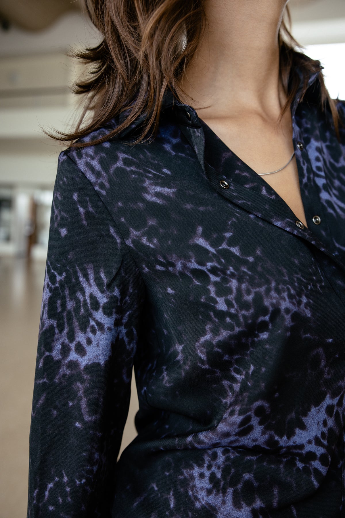 

Bedrucktes Hemd Damen Chama Leo Night original | Freeman T. Porter