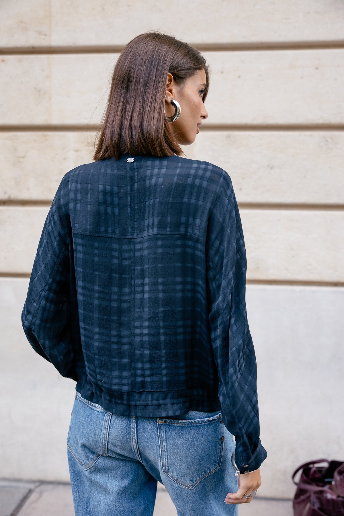 

Chemise blousonnante Femme Creel Plain dark sapphire | Freeman T. Porter