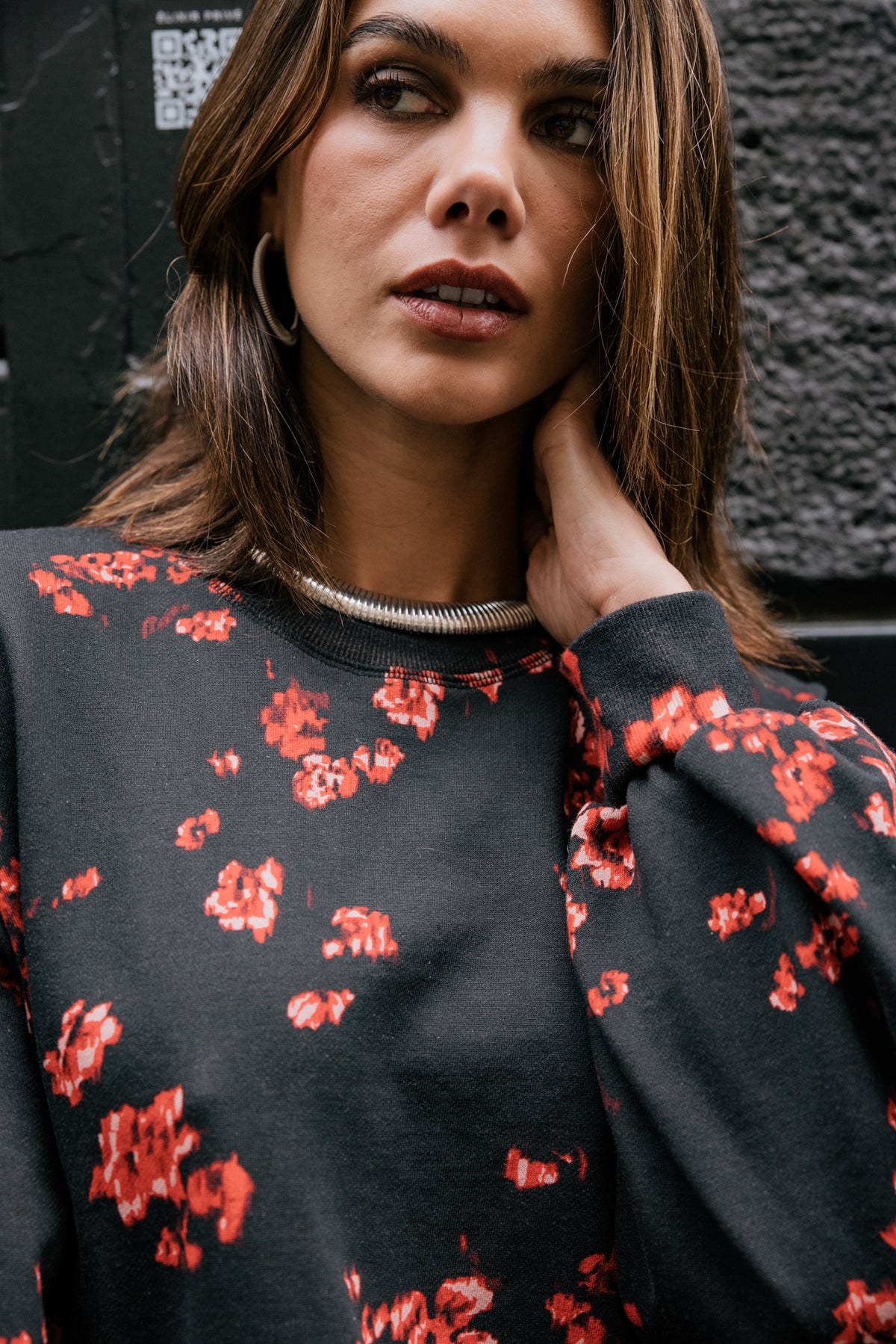 

Sweatshirt mit Puffärmeln Damen Sheldone Blow original | Freeman T. Porter