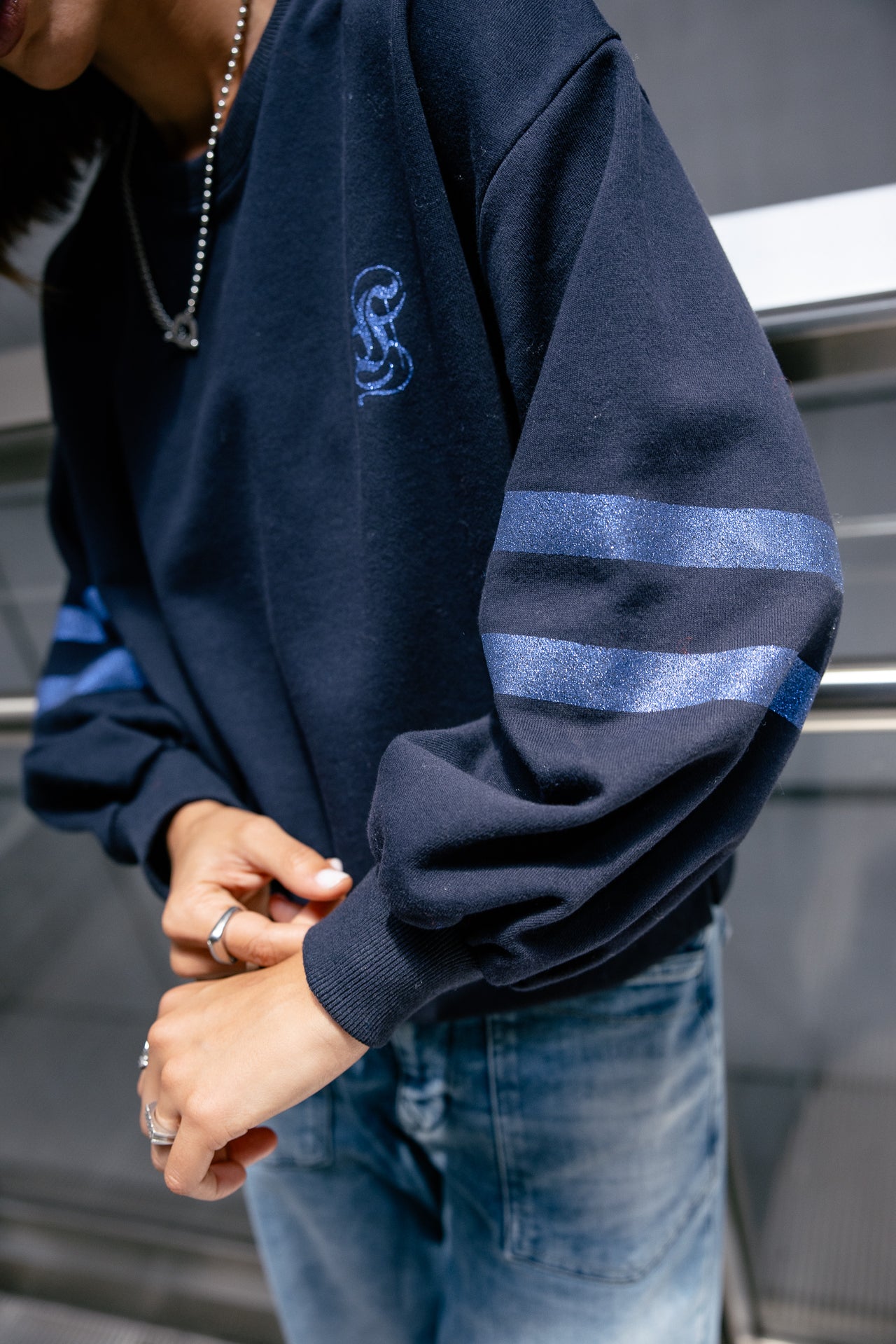 
              

Sweatshirt mit Puffärmeln  Damen Sheldone Hef naval academy | Freeman T. Porter
            