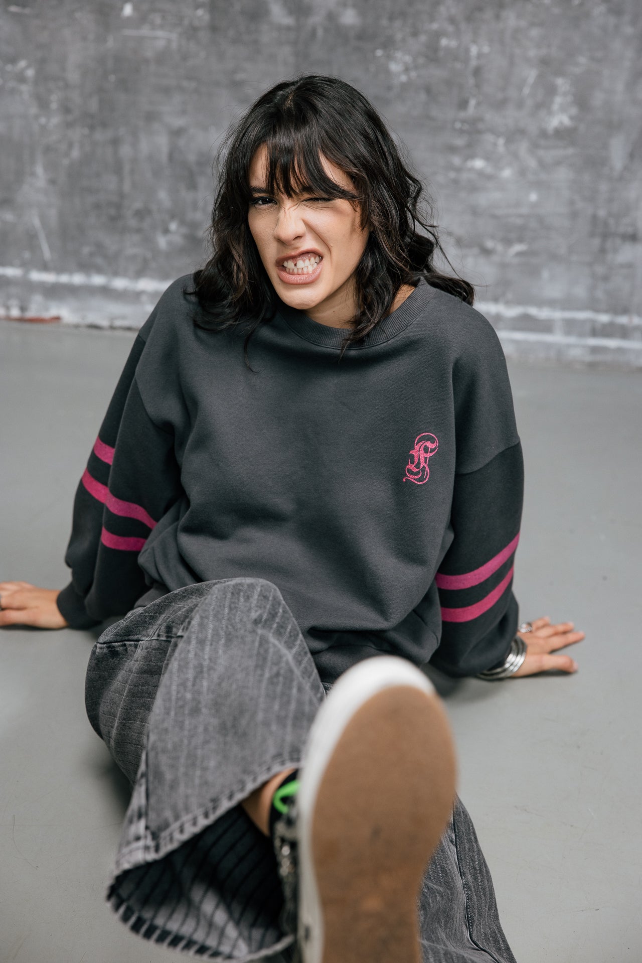 

Sweat à manches bouffantes  Femme Sheldone Hef carbone | Freeman T. Porter