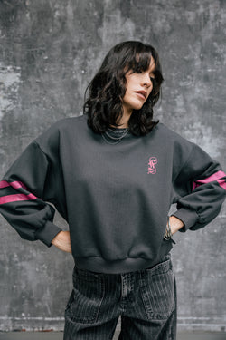 

Sweatshirt mit Puffärmeln  Damen Sheldone Hef carbone | Freeman T. Porter