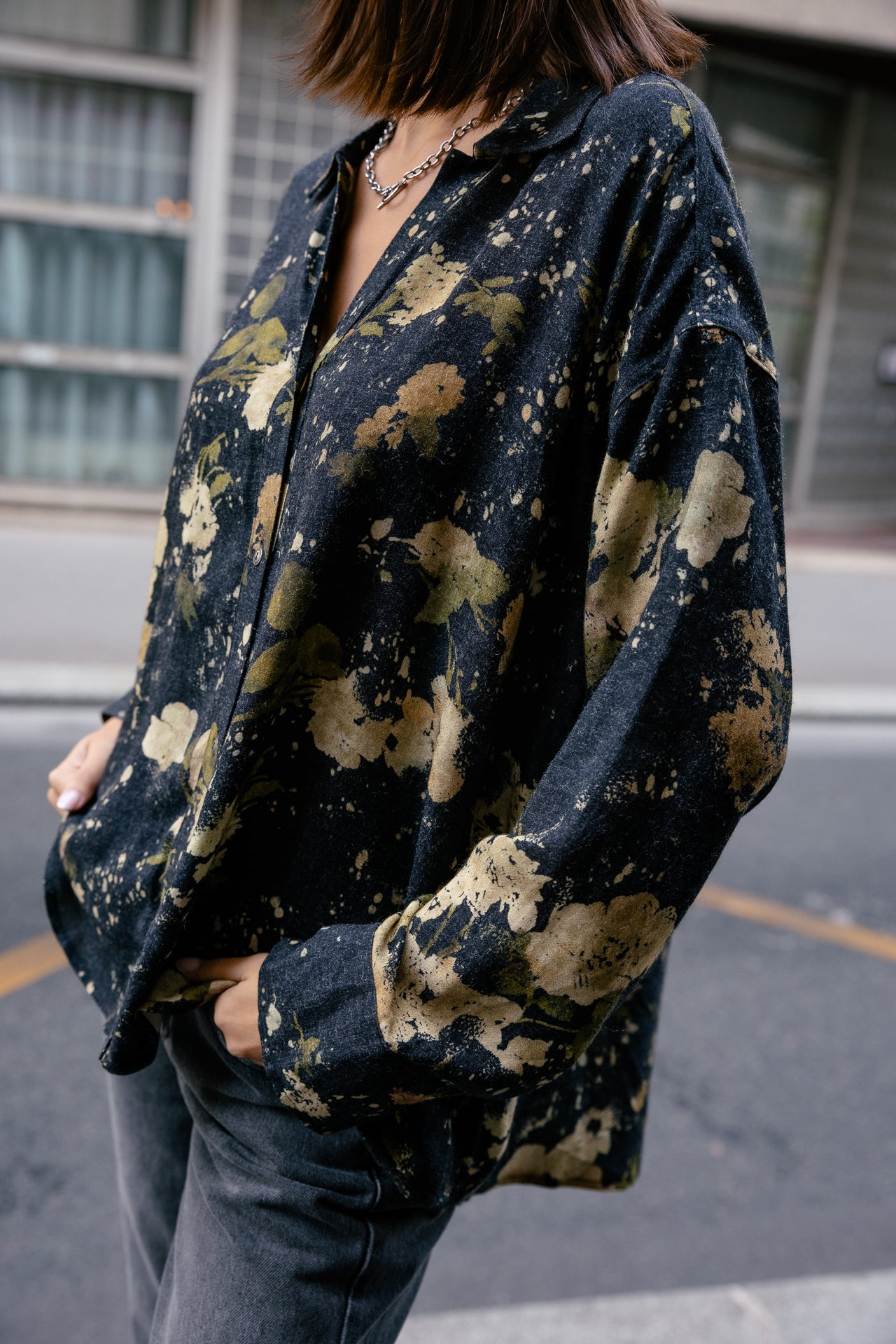 

Bluse aus Voile mit offenen Kanten Damen Chola Botanic original | Freeman T. Porter