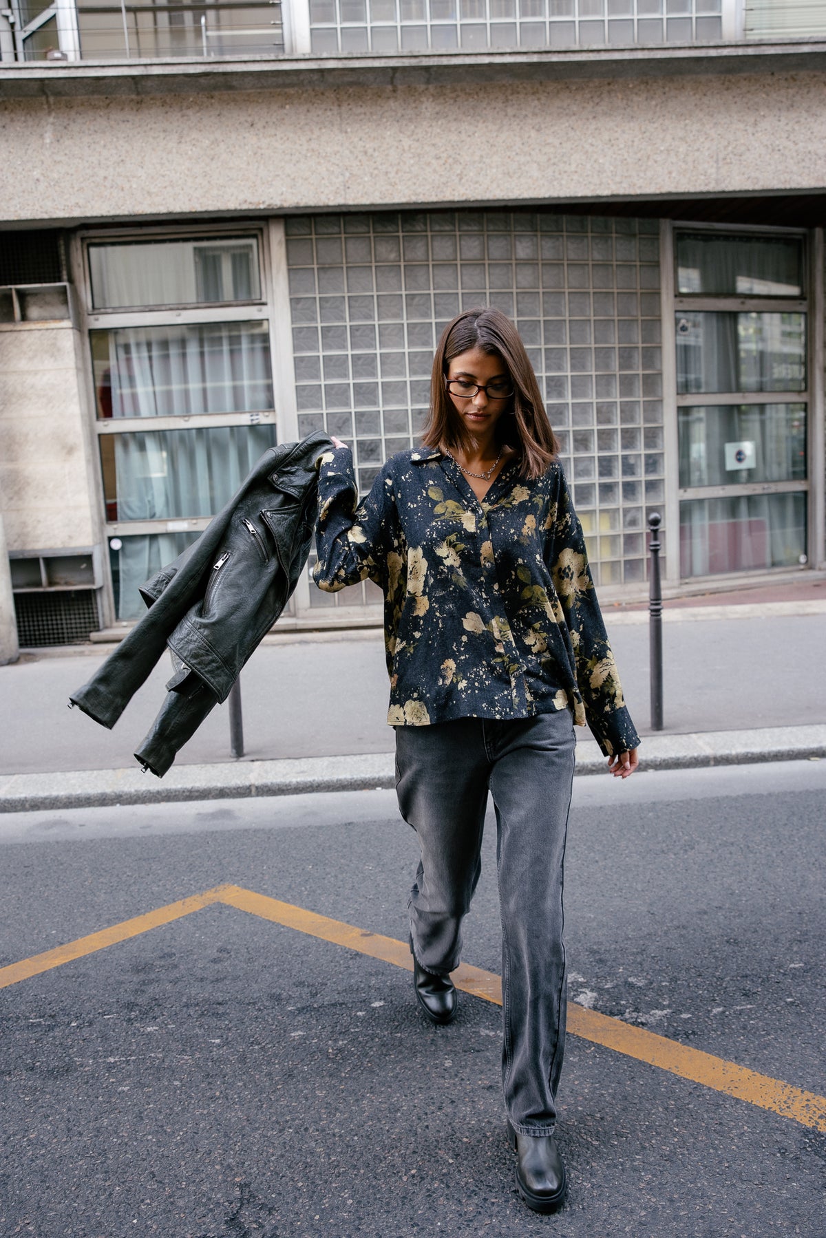 

Camisa de voile com bordos em corte cru Mulher Chola Botanic original | Freeman T. Porter