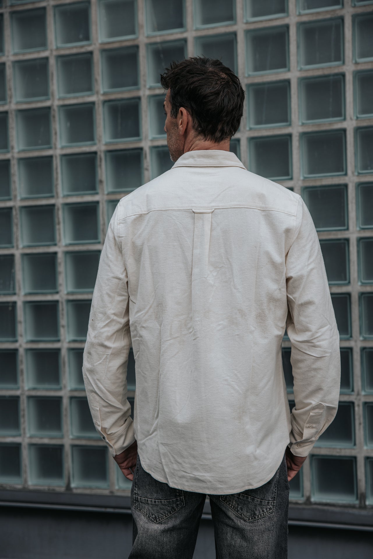

Langarmhemd Herren Jeremiah Hunty off white | Freeman T. Porter