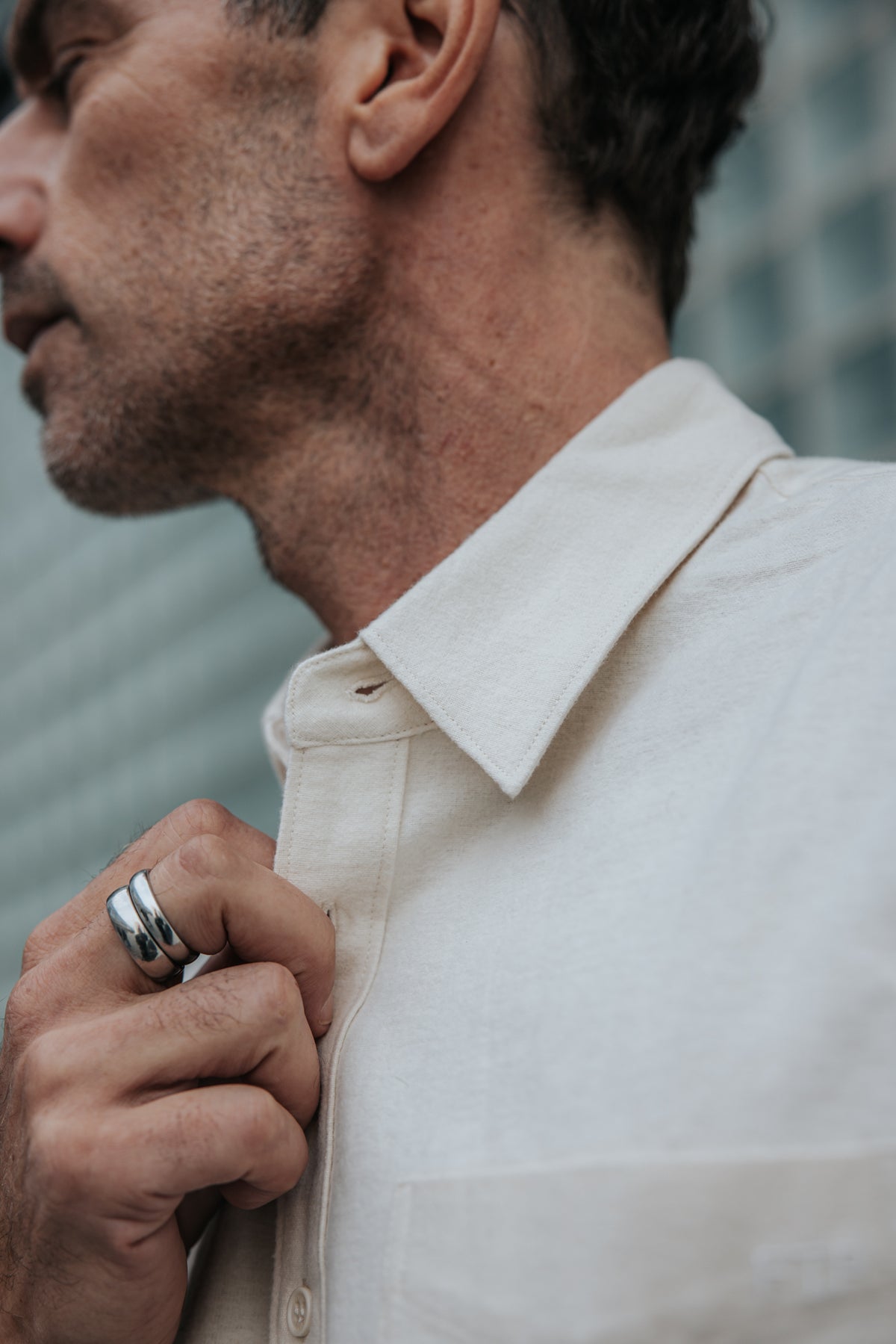 

Langarmhemd Herren Jeremiah Hunty off white | Freeman T. Porter